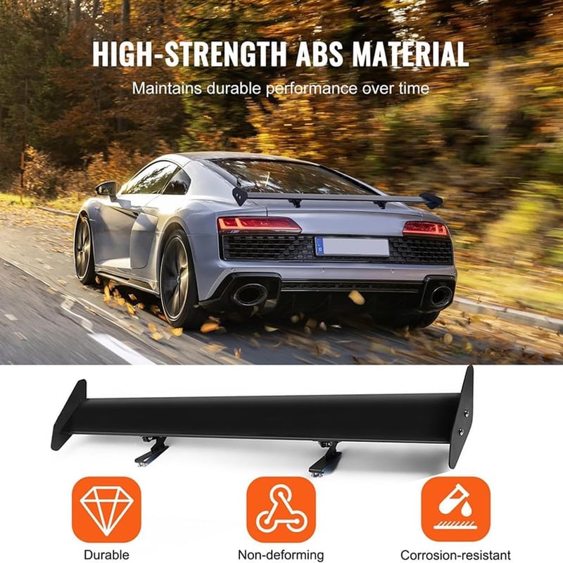 HEYOUTH 110 cm Aluminium Autó Spoiler Szárny, Univerzális GT Hátsó Szárny Dekoráció