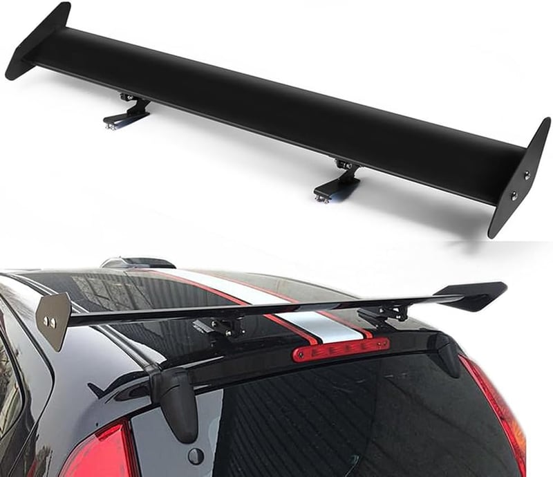 HEYOUTH 110 cm Aluminium Autó Spoiler Szárny, Univerzális GT Hátsó Szárny Dekoráció