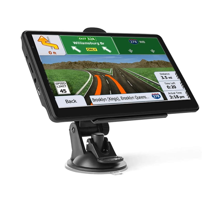 7-palcová GPS navigácia HEYOUTH do auta, kamióna a karavanu, mapy Európy 2022, bezplatná aktualizácia máp, upozornenia na POI a rýchlostné radary, hlasová navigácia