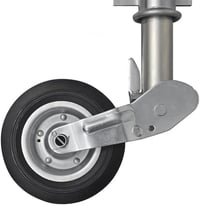 HEYOUTH Automata Orrkerék Utánfutókhoz - 500 kg Teherbírású, 60 mm Összecsukható, 227x62 mm Kerékméret, Stabil és Állítható 3