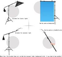 HEYOUTH Professzionális Fotó Állvány 400cm Magasság, 330° Dönthető Alumínium Tripod 7
