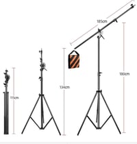 HEYOUTH Professzionális Fotó Állvány 400cm Magasság, 330° Dönthető Alumínium Tripod 5