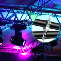 HEYOUTH Truss O Clamp svorka, 4 ks, 40-52 mm dvojitá otočná rúrová svorka, nosnosť 200 kg, pre pohyblivé pódiové svetlá 6