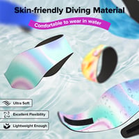 HeySplash Neoprén Úszófejpánt Lila Tie-Dye Gyerek és Felnőtt Füldugó 3