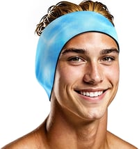HeySplash Úszó Fejpánt Neoprén Füldugó Tartó Gyerekeknek Felnőtteknek L Kék 1