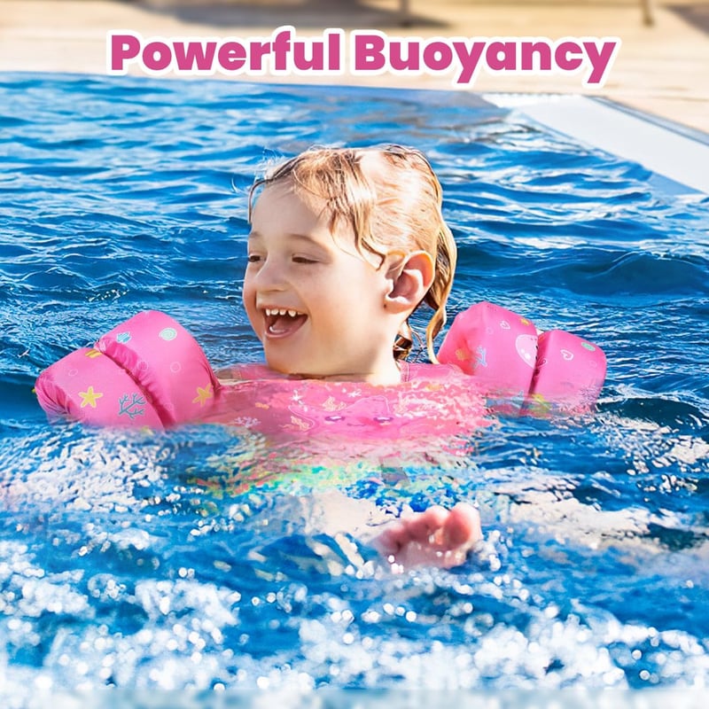 HeySplash úszógumi gyerekeknek, állítható vállpánttal, 13-30 kg-ig, 2-6 éves korig