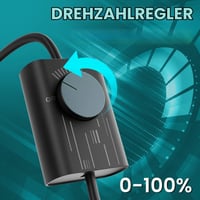 HG Power 200 mm-es odsávací ventilátor, 980 m³/h, so spätnou klapkou, s EU zástrčkou, do kuchyne, kúpeľne, garáže, pivnice - strieborný 2