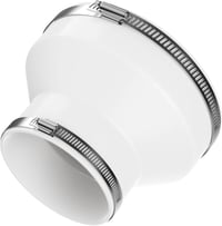 HG Power elszívó csőszűkítő 150-100 mm 2 tömlőbilincs kerek szellőzőcső adapter páraelszívóhoz szárítóhoz ventilátorhoz 1