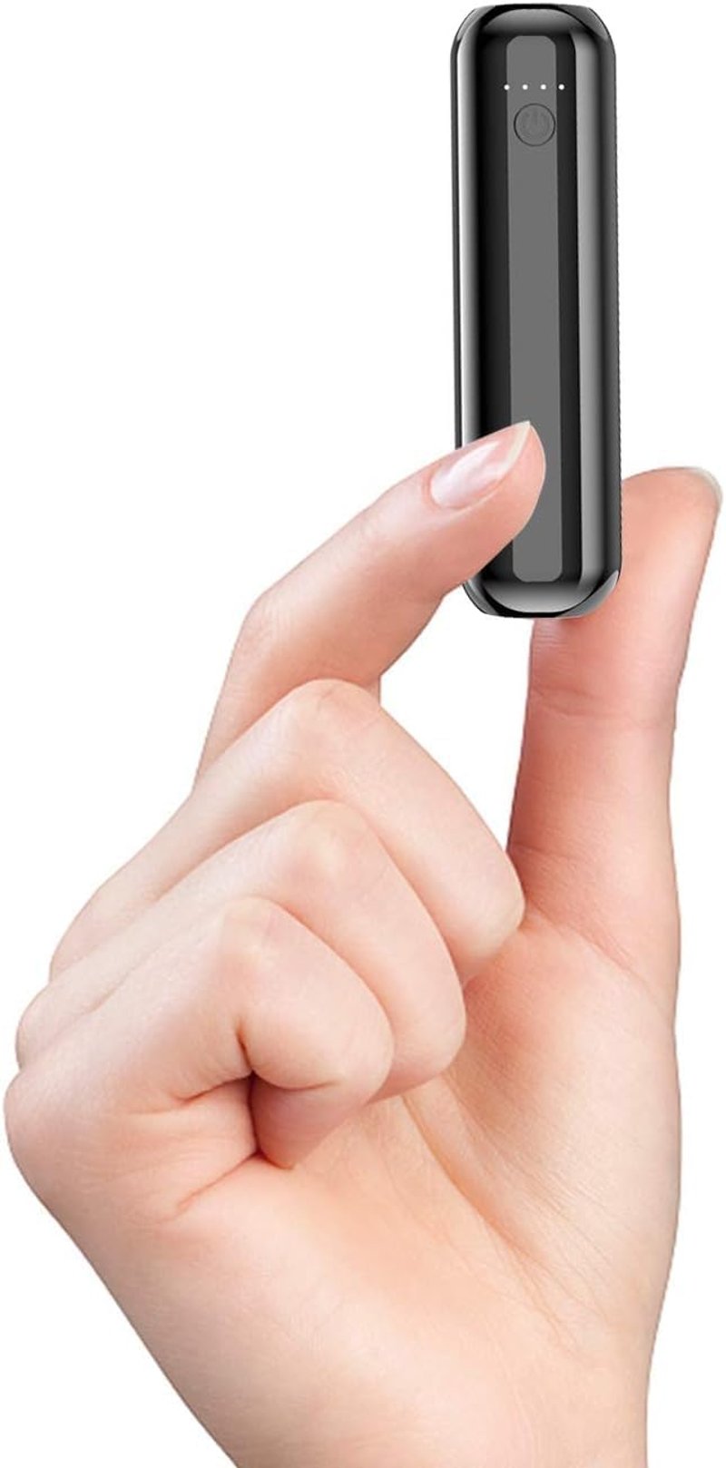 hganus Mini power bank külső akkumulátor - fekete - 5000 mAh