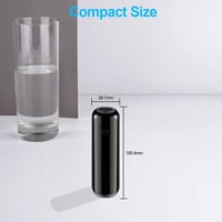 hganus Mini power bank külső akkumulátor - fekete - 5000 mAh 2