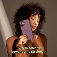 Husă HGH pentru iPhone 16 Plus, carcasă de protecție de culoare roșu închis 7