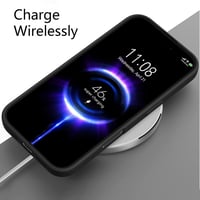 Silikónový kryt HGH pre iPhone 16 Pro s remienkom na krk, tenká celoplošná ochrana s podšívkou z mikrovlákna, ochranné puzdro odolné proti poškriabaniu, 6,3 palca, čierny 5