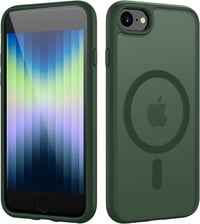 HGH MagSafe mágneses tok iPhone SE 3/2 / 8/7 - sötétzöld 1