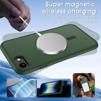 HGH MagSafe mágneses tok iPhone SE 3/2 / 8/7 - sötétzöld 3
