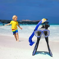 HH HHAO SPORT gyerek snorkel szett 180° panoráma búvármaszk és úszóuszony 4