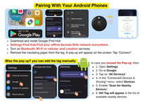 Inteligentný Bluetooth prívesok HH-Tech kráľovská modrá – Android lokalizátor kompatibilný s Google Find My Device – na sledovanie peňaženky, tašky alebo kufra 9