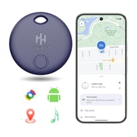 Inteligentný Bluetooth prívesok HH-Tech kráľovská modrá – Android lokalizátor kompatibilný s Google Find My Device – na sledovanie peňaženky, tašky alebo kufra 1