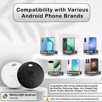 Inteligentný Bluetooth prívesok HH-Tech kráľovská modrá – Android lokalizátor kompatibilný s Google Find My Device – na sledovanie peňaženky, tašky alebo kufra 6