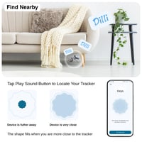 Inteligentný Bluetooth prívesok HH-Tech kráľovská modrá – Android lokalizátor kompatibilný s Google Find My Device – na sledovanie peňaženky, tašky alebo kufra 3