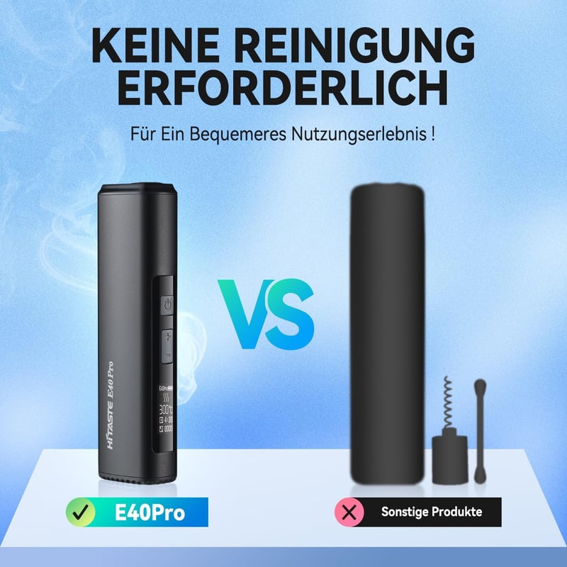 HI TASTE E40 Pro Dohányhevítő IQOS Iluma Terea Kompatibilis, 3200 mAh Akkumulátor, Szárító Funkció, OLED Kijelző, Fém Fekete Dizájn