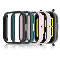Hianjoo 5-dielna sada: Ochranné puzdro a tvrdené sklo na displej pre inteligentné hodinky Xiaomi Redmi Watch 5 Active, PC kryt, priehľadná, čierna, biela, ružová, zelená 1