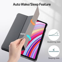 Hianjoo Ultra Slim PU védőtok állvánnyal Xiaomi Redmi Pad Pro / Poco Pad 12.1" - szürke 4