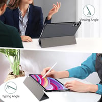Hianjoo Ultra Slim PU védőtok állvánnyal Xiaomi Redmi Pad Pro / Poco Pad 12.1" - szürke 3