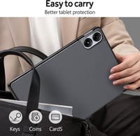 Hianjoo Ultra Slim PU védőtok állvánnyal Xiaomi Redmi Pad Pro / Poco Pad 12.1" - szürke 5