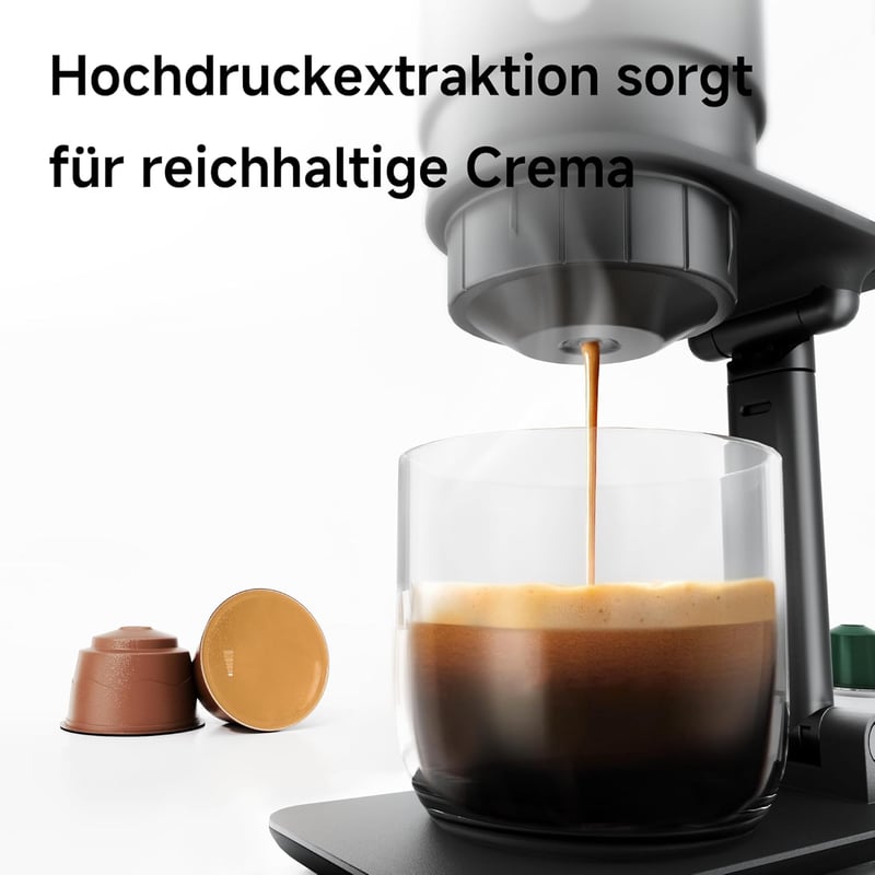 HIBREW H4A 3 az 1-ben Hordozható Kávéfőző Autóba, 12V Eszpresszó Készítő Nes* Kapszulához, DG* és Őrölt Kávéhoz, 60ml, Kempingezéshez, Utazá
