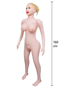 Nafukovacia milostná bábika Hidden Desire Lusty Lola, 160 cm – z PVC a silikónu – realistická sexuálna bábika pre dospelých 2
