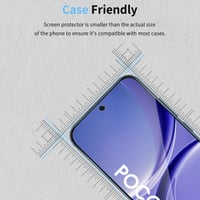 HidWee adatvédelmi edzett üveg kijelzővédő Xiaomi Poco X8 Pro - 2 db 7