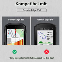 Folie de protecție ecran HidWee pentru Garmin Edge 850 - Pachet de 2 bucăți, sticlă securizată 2
