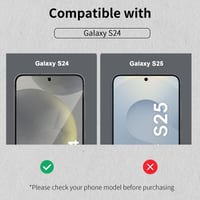 Ochranné tvrdené sklo na displej HidWee pre Samsung Galaxy S24 5G, 2 ks, 9H Anti-Spy ochrana súkromia, kompatibilné s čítačkou odtlačkov prstov 3