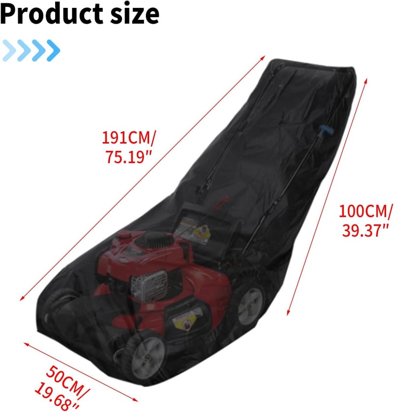 hifrom Fűnyíró Takaró 420D Oxford Vízálló UV Védett Traktor Ponyva