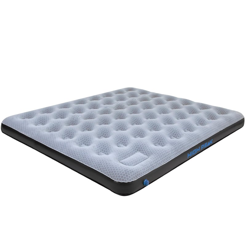 High Peak King Comfort Plus zračni madrac - sivi/plavi/crni - 200x185x20 cm