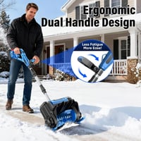 Highsam 18V Makita Akkus Hótolólapát Hófúvó 3000W Kefe Nélküli Motor 38cm 6