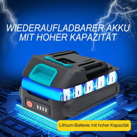 Higoom 6 hüvelykes vezeték nélküli mini láncfűrész 2 lánccal és 2 akkumulátorral 3