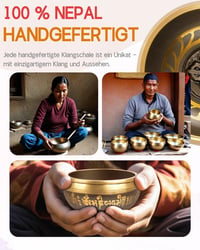 Hihealer Tibeti Hangtál Szett 12cm Bronz Kézműves Meditációs Tál Kalapáccsal Párnával Jóga Csakra Gyógyítás Ajándék Dobozzal 3