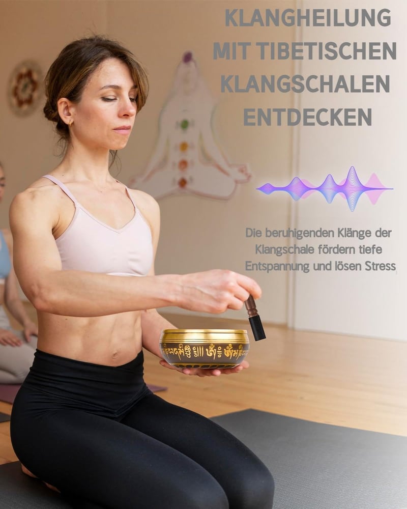 Hihealer Tibeti Hangtál Szett 12cm Bronz Kézműves Meditációs Tál Kalapáccsal Párnával Jóga Csakra Gyógyítás Ajándék Dobozzal