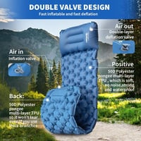 HiiPeak Camping Légágy Integrált Párnával és Lábpumpával Kempingezéshez 5