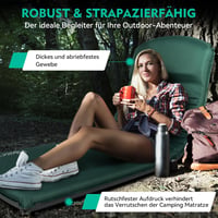 Samonafukovacia karimatka HIKENTURE A2, 8 cm – tmavozelená – 195x70 cm 7