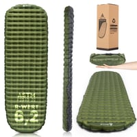 HIKENTURE nafukovacia izolačná karimatka na kempovanie, R-hodnota 6.2, hrúbka 8 cm, 198 x 64 cm, ultraľahká, 4-sezónna, B4 1