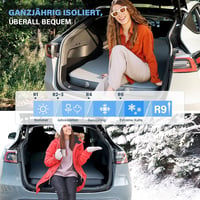 HIKENTURE Kempingmatrac Tesla Model Y/3 - 8 cm Vastag Memóriahabos Önfelfújó Alvómatrac, Kompakt Méretű, 4 Évszakos Használatra - Grey, Perfekt für Tesla Model Y/Juniper, Practical 6