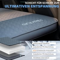 HIKENTURE Kempingmatrac Tesla Model Y/3 - 8 cm Vastag Memóriahabos Önfelfújó Alvómatrac, Kompakt Méretű, 4 Évszakos Használatra - Grey, Perfekt für Tesla Model Y/Juniper, Practical 5
