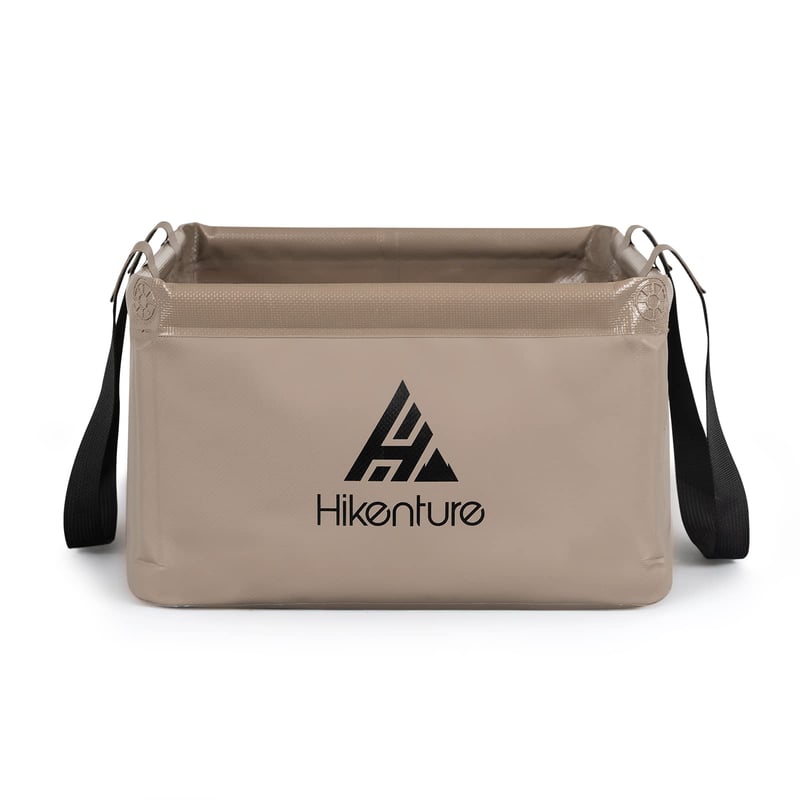 Skladacie vedro HIKENTURE - khaki - 15 l