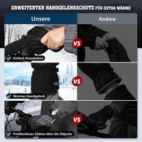 HIKENTURE téli kesztyű 3M Thinsulate, vízálló touchscreen, kerékpározáshoz 7