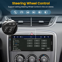 Hikity 1 Din Autórádió 6.9" Érintőképernyő Wireless CarPlay Android Bluetooth 5