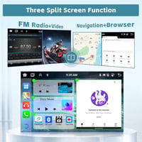 Hikity 8 magos Android autórádió Fiat 500 (2007-2015) - 4G+64GB, 9"-os érintőkijelző, vezeték nélküli CarPlay 5