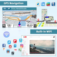 Hikity 8 magos Android autórádió Fiat 500 (2007-2015) - 4G+64GB, 9"-os érintőkijelző, vezeték nélküli CarPlay 4