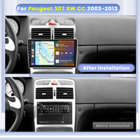 Hikity Android 13 Autórádió 9" Peugeot 307 SW CC CarPlay GPS Bluetooth 2